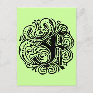 Cartão Postal Monarquia "F"