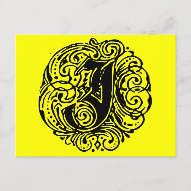 Cartão Postal Monarquia "J" (Frente)