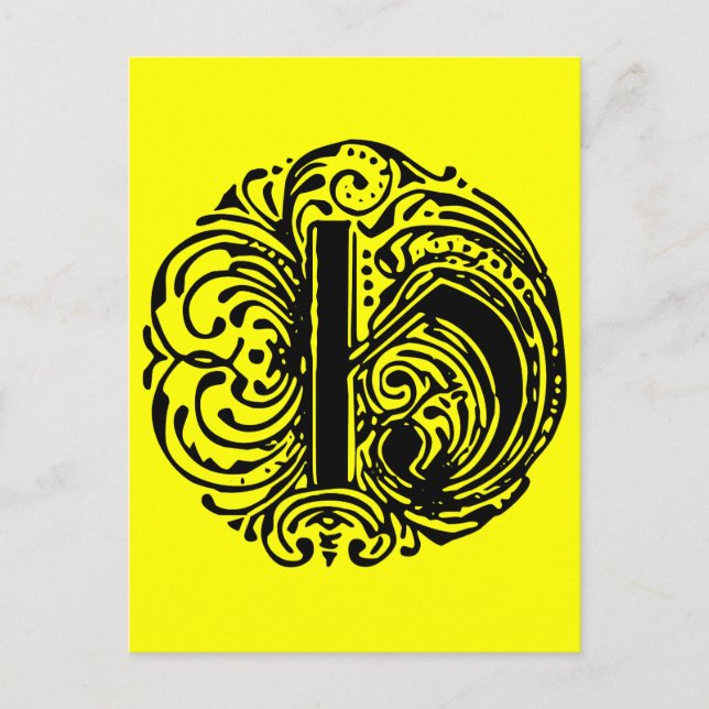 Cartão Postal Monarquia - Letra "H" (Frente)