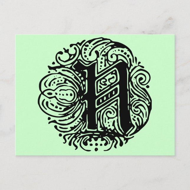 Cartão Postal Monarquia "N" (Frente)