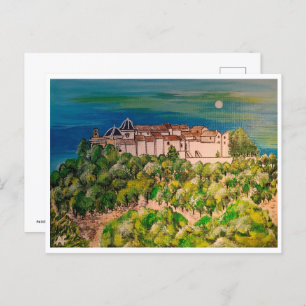 Cartão Postal Monasterio de San Miguel Pintura por Alfred Fox