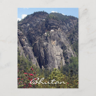 Cartão Postal monastério do penhasco do ninho do tigre