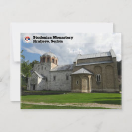 Cartão Postal MONASTÉRIOS SÉRVIOS - Mosteiro de Estenica