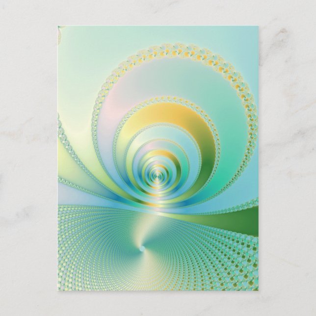 Cartão Postal Monção - Cartão-postal Fractal (Frente)