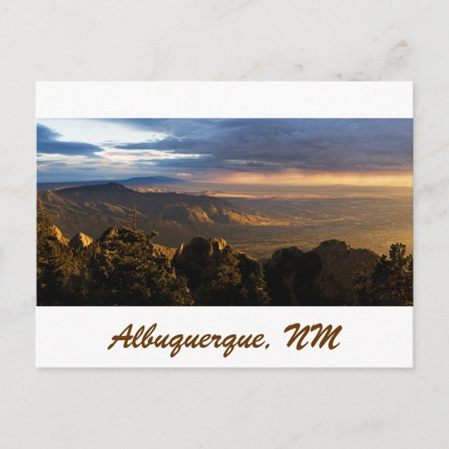 Cartão Postal Monção sobre Albuquerque (Frente)