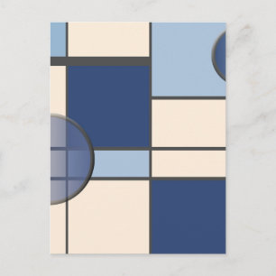Cartão Postal Mondrian e Pastell