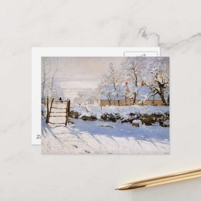 Cartão Postal Monet - A Pega (Frente/Verso In Situ)