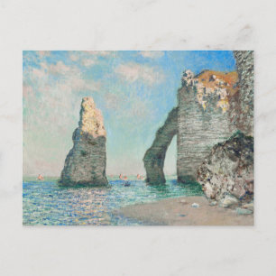 Cartão Postal Monet - As algemas em Etretat