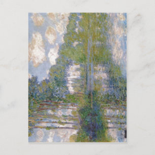 Cartão Postal Monet, Claude Álamos na Epte por volta de 1900 c.
