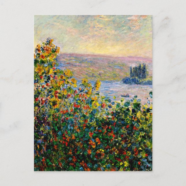 Cartão Postal Monet - Flores de Vetheuil (Frente)