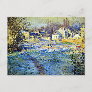 Cartão Postal Monet - Frost Branco