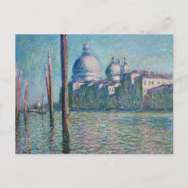 Cartão Postal Monet - Le Grand Canal (Frente)