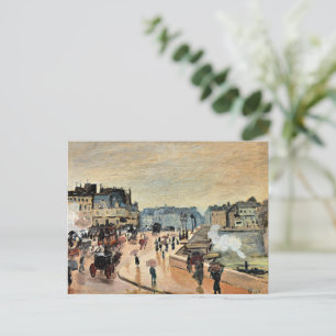 Cartão Postal Monet - Le Pont Neuf, Impressionista