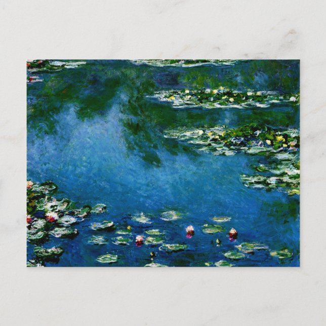 Cartão Postal Monet - Lírios de Água, 1906 (Frente)