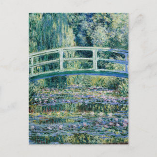 Cartão Postal Monet - Lírios de Água e Ponte Japonesa