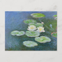 Monet - Lírios De Água, Efeito Da Noite,