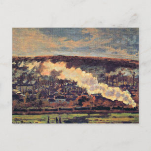 Cartão Postal Monet - O Comboio, 1872,
