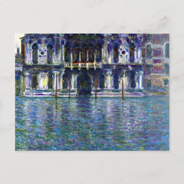 Cartão Postal Monet - Palazzo Contarini, 1908 (Frente)