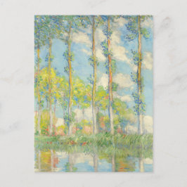 Cartão Postal Monet Poplars Vintage Landscape Impressionism
