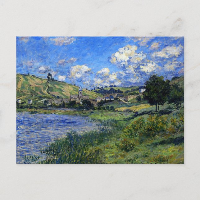 Cartão Postal Monet - Vetheuil, Paysage (Frente)