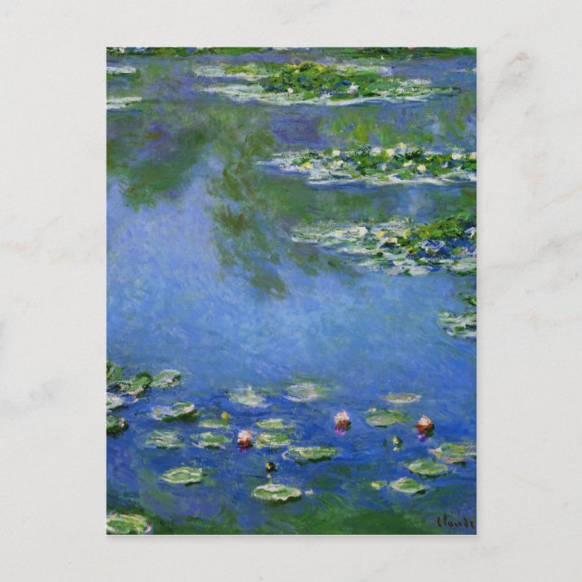 Cartão Postal Monet Water Lillies (Frente)