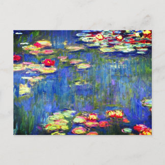 Cartão Postal Monet Water Lily