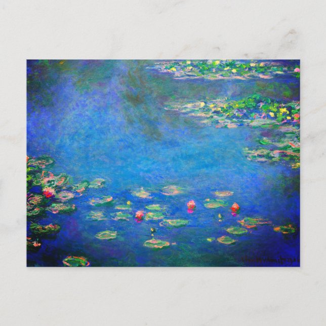 Cartão Postal Monet Water Lily 1906 (Frente)