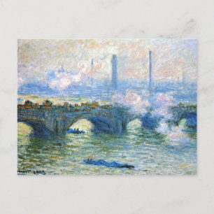 Cartão Postal Monet - Waterloo Bridge, Londres,