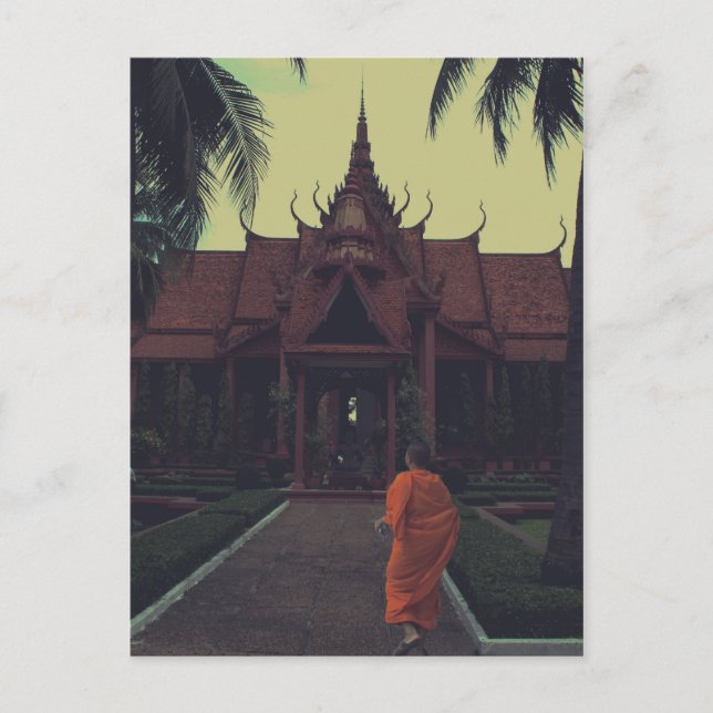 Cartão Postal Monge no Museu (Frente)