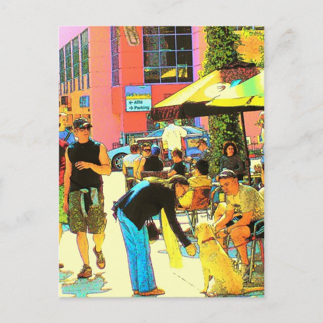 Cartão Postal Mônica - Cartão-postal à esquerda nos Papais noeis (Frente)