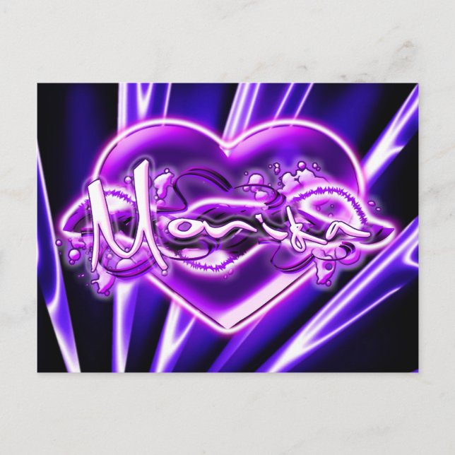 Cartão Postal Monika (Frente)