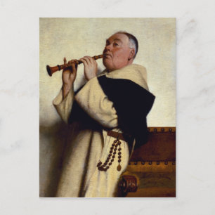Cartão Postal Monk a jogar clarinete