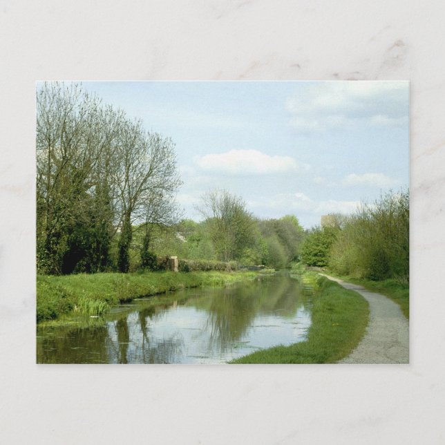 Cartão Postal Monmouthshire e Canal de Brecon (Frente)