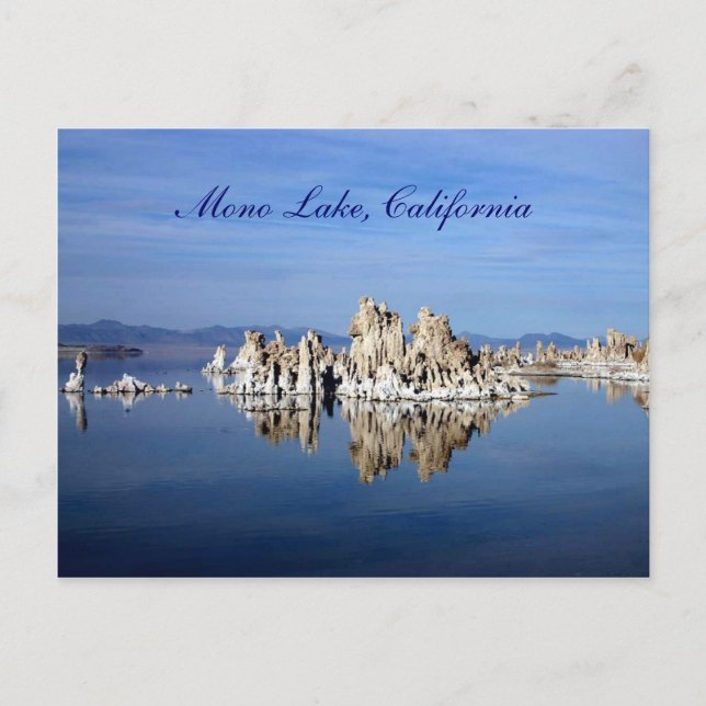 Cartão Postal Mono Lake, Califórnia (Frente)