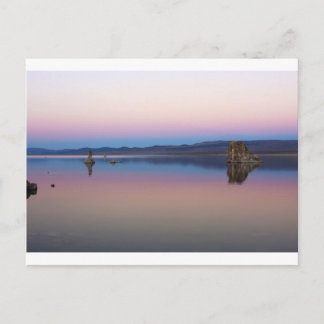 Cartão Postal Mono Lake South ao anoitecer