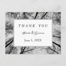 Cartão Postal Monocromático, obrigado