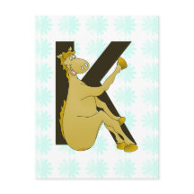 Monogram K Flexible Horse Personalised