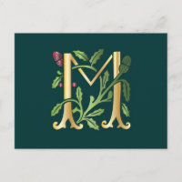 Monograma M Fleur-de-lis