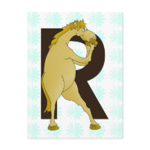 Monograma R Agile Pony Personalizado