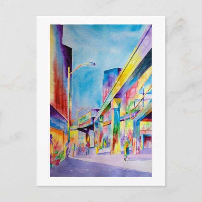 Cartão postal Monorail Seattle (Frente)