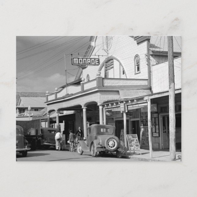 Cartão Postal Monroe Cafe, Key West, 1930 (Frente)