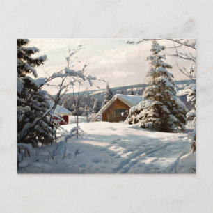Cartão Postal Monsted - Cenário de inverno em Solbelyst