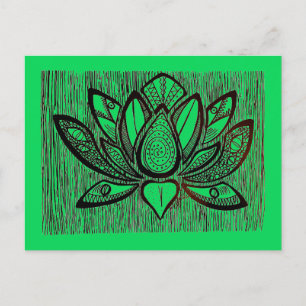 Cartão postal "Monster Lotus"