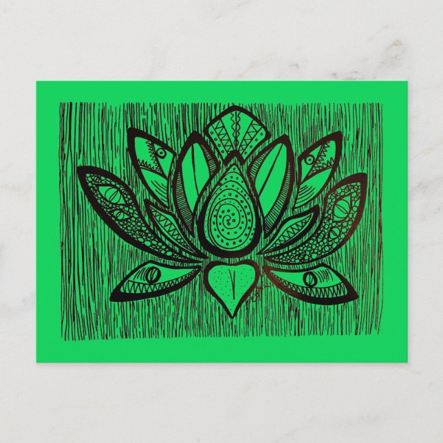 Cartão postal "Monster Lotus" (Frente)