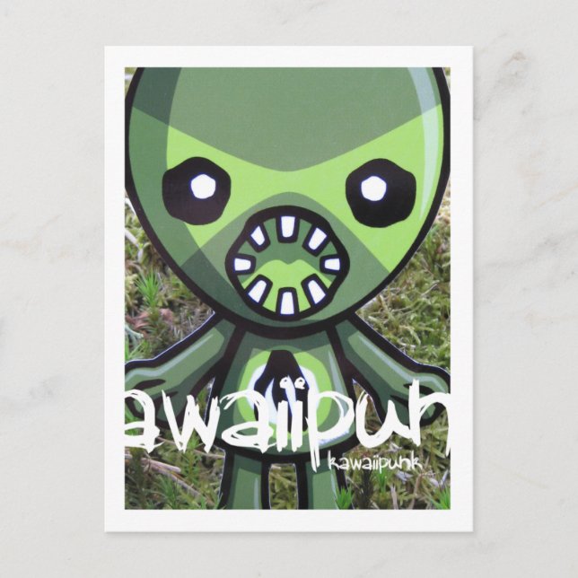 Cartão Postal Monster Mascot (Frente)