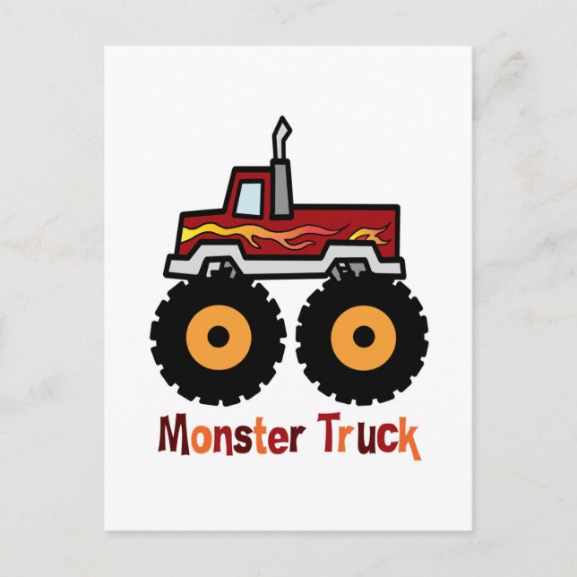 Cartão Postal Monster Truck (Frente)