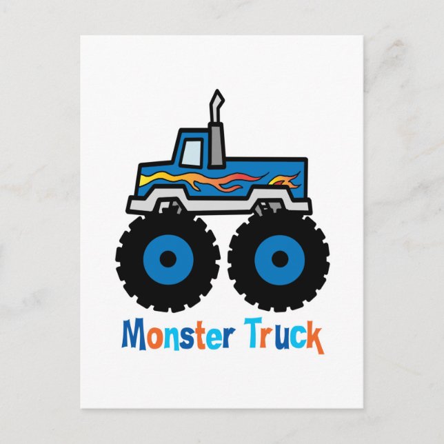 Cartão Postal Monster Truck (Frente)