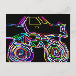CARTÃO POSTAL MONSTER TRUCK 4X4