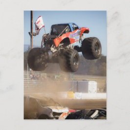 Cartão Postal Monster Truck Jumping
