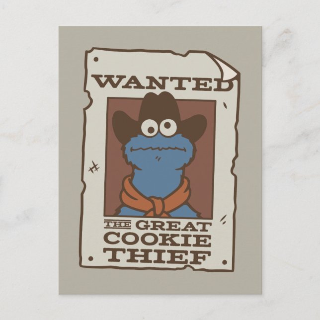 Cartão Postal Monstro de cookies | POSTER (Frente)